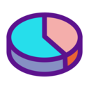 analytics,pie chart,shapes,stats,statistics,shapes and symbols,3d,geometric